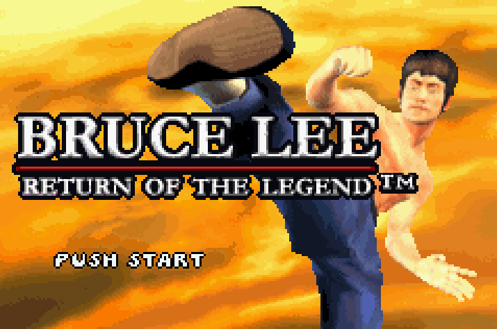 Bruce Lee: Return of the Legend Title Screen